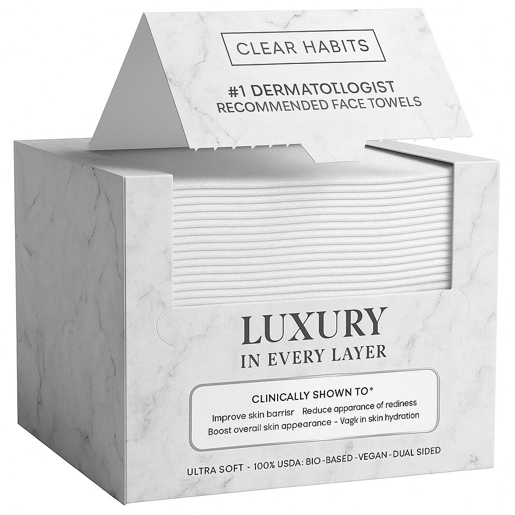 Premium Face Towels - Marble Collection